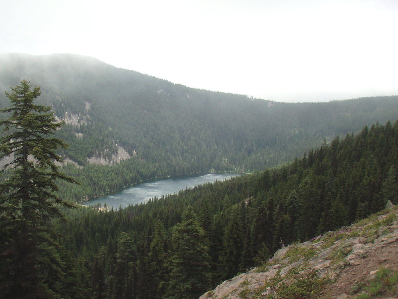 Badger Lake and some weather coming in